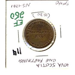 Breton 899 CH NS-17A1 One Farthing 1830 EF