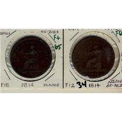 Breton 962, CH NS-20B1, 20B3.  F to F+, lot of 2 pieces.