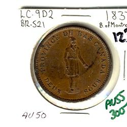 Breton 521, LC-9D2 Choice AU55.  Rarely seen so nice.