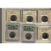 Image 1 : 1982 50¢ SmBds Type 2 MS64.  Lot of 6 certified coins.