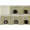 Image 1 : 2005P 50¢, 2006P MS66, 2006 RCM Logo MS64 & 2006 Gold Plated Rev PF68 Ultra Heavy Cam.  Lot of 5 ICC