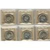 Image 1 : 1935 $1(3), 1939 MS62, 1935 MS63 & 1939 MS64.  Lot of 6 coins all ICCS graded.
