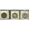 Image 1 : 1936 & 1950 SWL $1 MS64 & 1965 $1 MS63.  Lot of 3 ICCS graded coins.