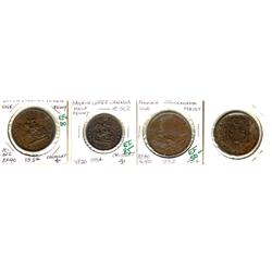 Breton 526, 528, 720, 719  CH PC-2B, PC-4, PC-5C2, 6C2, all EF or better.  Lot of 4 pieces.