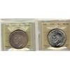 Image 1 : 1939 & 1949 $1 ICCS MS64.  Lot of 2 coins.