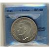 Image 1 : 1945 $1 CCCS EF40.  Designated harshly cleaned.