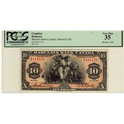 Barclays Bank 1935 $10 E138065 CH-30-12-06 PCGS VF35