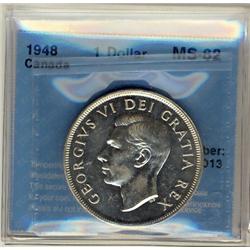 1948 $1 CCCS MS62.