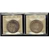 1949 & 1953 SF $1 ICCS MS65.  Lot of two attractively toned coins.