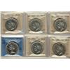Image 1 : 1950 $1(2), 1950 Arnp & 1952 WL MS60, 1952 WL MS62 & 1953 NSF, SWL MS62.  Lot of 6 3rd party graded 