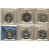 Image 1 : 1950 $1, 1950 Arnp, 1953 SF, 1953 NSF(2) & NSF SWL.  Lot of 6 3rd  party graded coins.  Some with ca