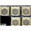 Image 1 : 1950 $1 SWL & Arnp AU50, 1951 SWL AU55(2) & MS60.  Lot of 5 ICCS graded coins.