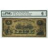 Image 1 : The Maritime Bank 1881 $5 16971 CH-425-12-02 PMG G6