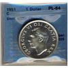 Image 1 : 1951 $1 SWL CCCS PL64.  Not listed in Canadian Coin Dealer reference guide.