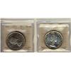 Image 1 : 1953 $1 NSF & SF ICCS MS64.  Lot of 2 coins.