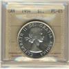 Image 1 : 1954 $1 ICCS PL65 Cameo.