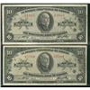 Image 1 : La Banque Provinciale 1935 $10 #05589 & 11015.  Lot of 2 notes VF to VF in grade.
