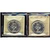 Image 1 : 1956 & 1957 $1 ICCS PL66.  Lot of 2 coins.