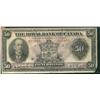 Image 1 : The Royal Bank of Canada 1913 $50 #050896 CH-630-12-18.  Grades a nice Fine with little writing on f