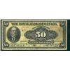 Image 1 : The Royal Bank of Canada 1927 $50 #015855 CH-630-14-16.  A nice Fine for grade with right bottom cor