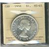 Image 1 : 1958 $1 ICCS MS65.  Lustrous white issue.