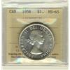 Image 1 : 1958 $1 ICCS MS65.  Lustrous white issue.