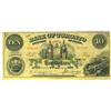Image 1 : The Bank of Toronto 1912 $10 #323160 CH-715-22-32.  A sharp VF/EF issue with light staining on back.