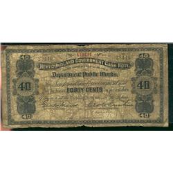 1901 40¢ NF-2a #23440,  Rare and difficult issues to find.  Grades G to VG.