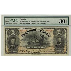 1898 $1 DC-13b 112919 PMG VF30EPQ