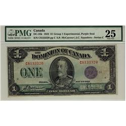 1923 $1 DC-25k   #C6133320 PMG VF25