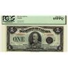Image 1 : 1923 $1 DC-25o #F1048801 PCGS UNC65PPQ, Rare F letter in GEM'