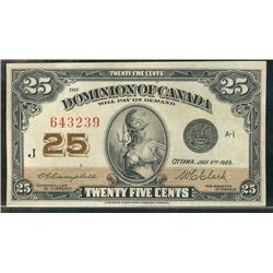 1923 25¢ DC-24d #643239.  Sharp and original UNC issue.