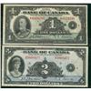 Image 1 : 1935 $1 BC-1 #B4824288 & $2 BC-3 #A5008477.  Lot of 2 notes both strong VF in grade.