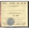 Image 1 : Nfld 1876H 5¢ ICCS EF40.  A very tough date to find in this condition.