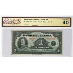 1935 $1 BC-2 #F1693085 BCS EF40.
