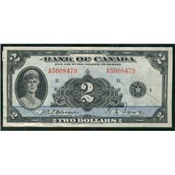 1935 $2 BC-3 #A5008479.  A nice clean VF issue.