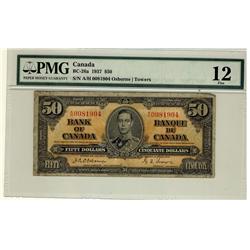 1937 $50 BC-26a A/H0081904 PMG F12