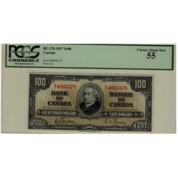 1937 $100 BC-27b B/J4005378 PCGS AU55