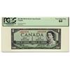 Image 1 : 1954 $1 BC-29b L/A4918358 PCGS UNC64