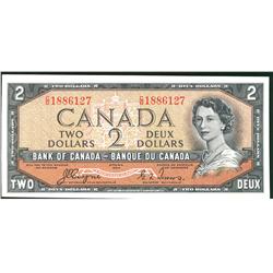 1954 $2 BC-30a #CB1886127.  Nice AU issue.