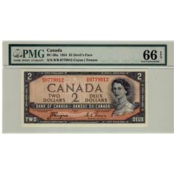 1954 $2 BC-30a B/B0779912 PMG UNC66EPQ