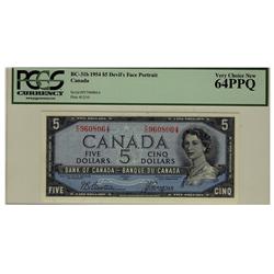 1954 $5 BC-31b F/C9608064 PCGS UNC64PPQ
