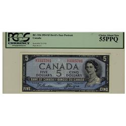 1954 $5 BC-31b G/C3315701 PCGS AU55PPQ