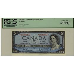 1954 $5 BC-39bA *V/S0388477 PCGS UNC63PPQ