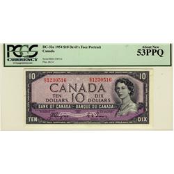 1954 $10 BC-32a E/D1230516 PCGS AU53PPQ