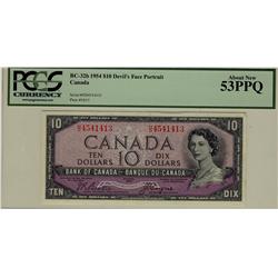 1954 $10 BC-32b H/D4541413 PCGS AU53PPQ