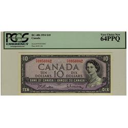 1954 $10 BC-40b T/V0856042 PCGS UNC64PPQ