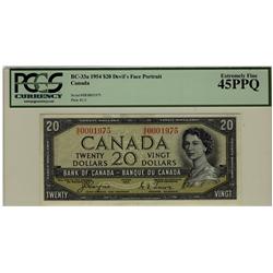 1954 $20 BC-33a B/E0001975 PCGS EF45PPQ