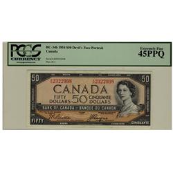 1954 $50 BC-34b A/H2322998 PCGS EF45PPQ