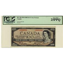 1954 $100 BC-35b A/J2066080 PCGS VF25PPQ